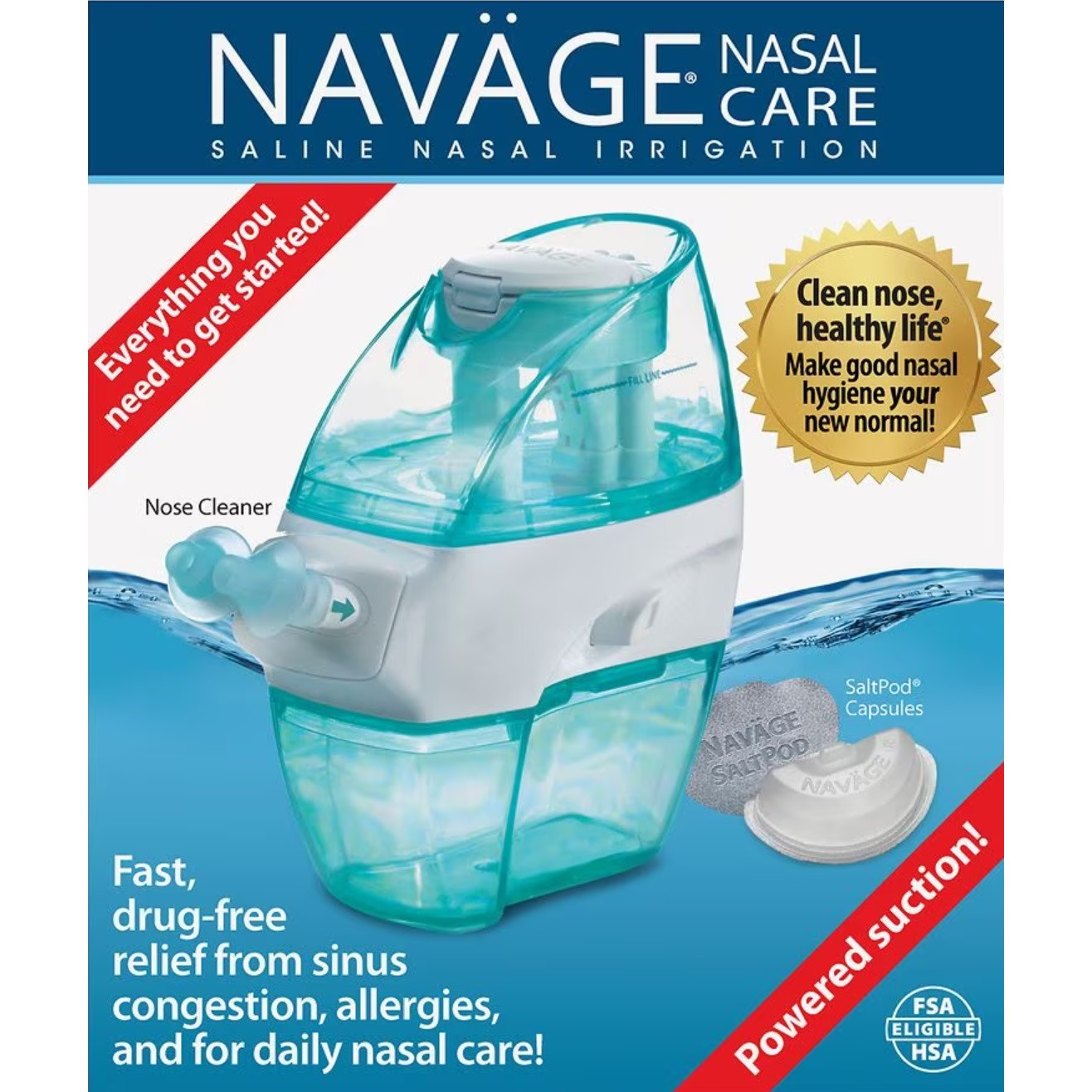 Navage Saline Nasal Irrigation Starter Kit