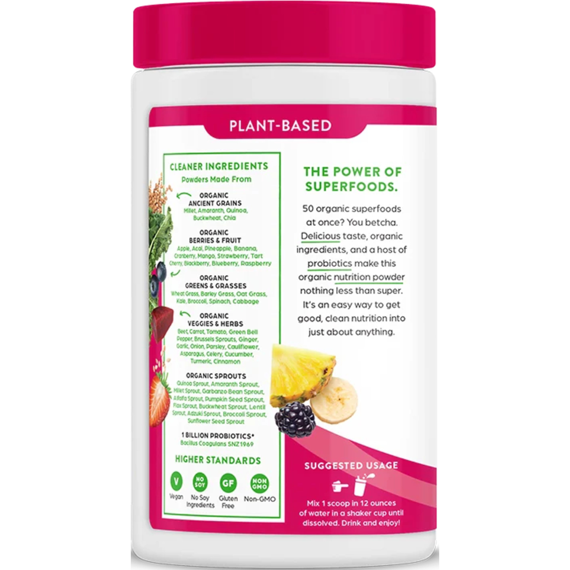Orgain Organic Superfoods + Probiotics Super Nutrition Powder