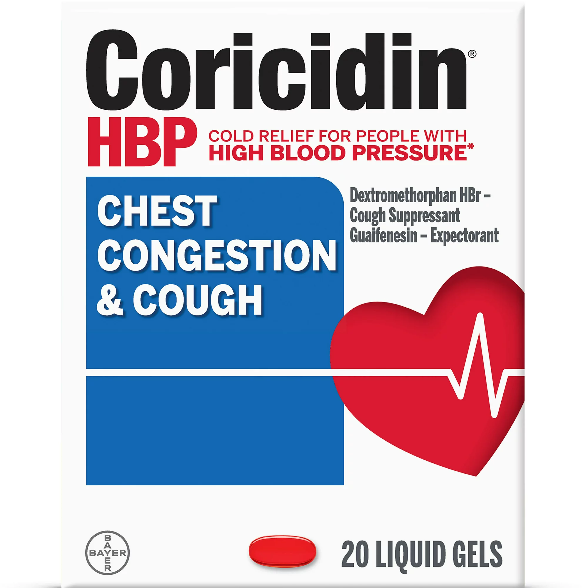 Coricidin HBP Cold and Cough Relief, 11523715802