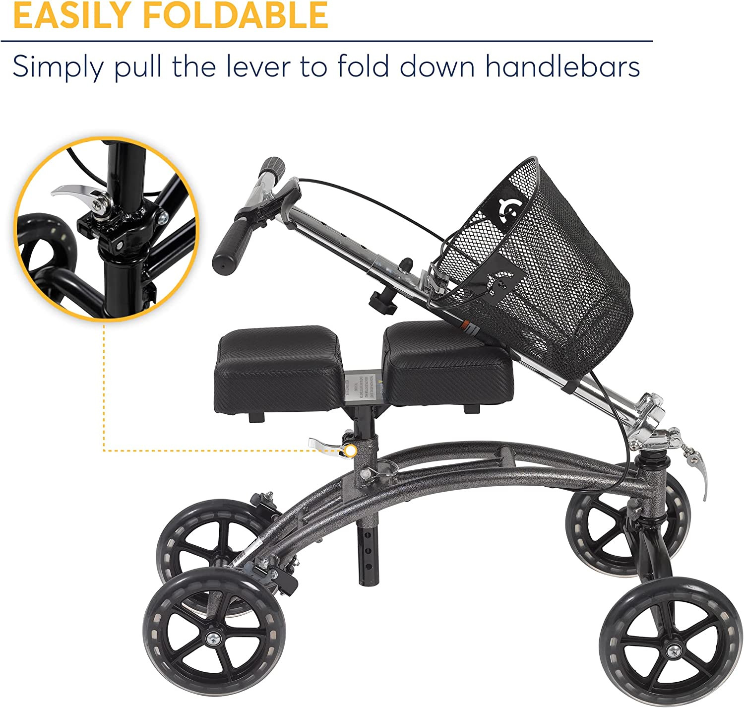 drive Steerable Knee Walker, FAB