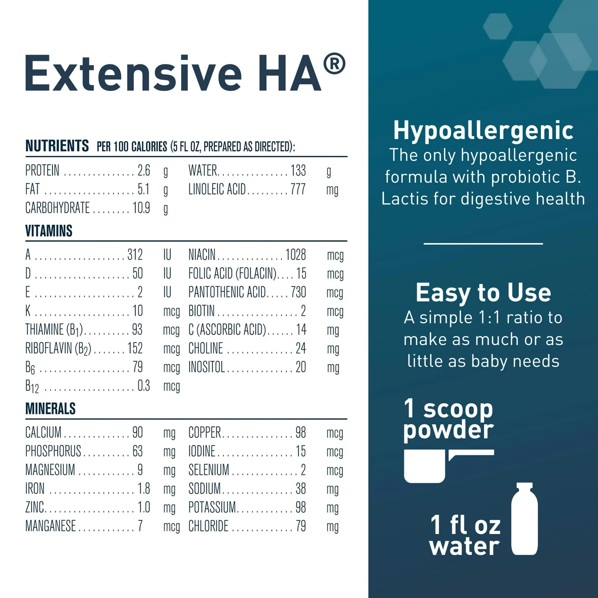 Nestle Extensive HA Infant Formula with Iron