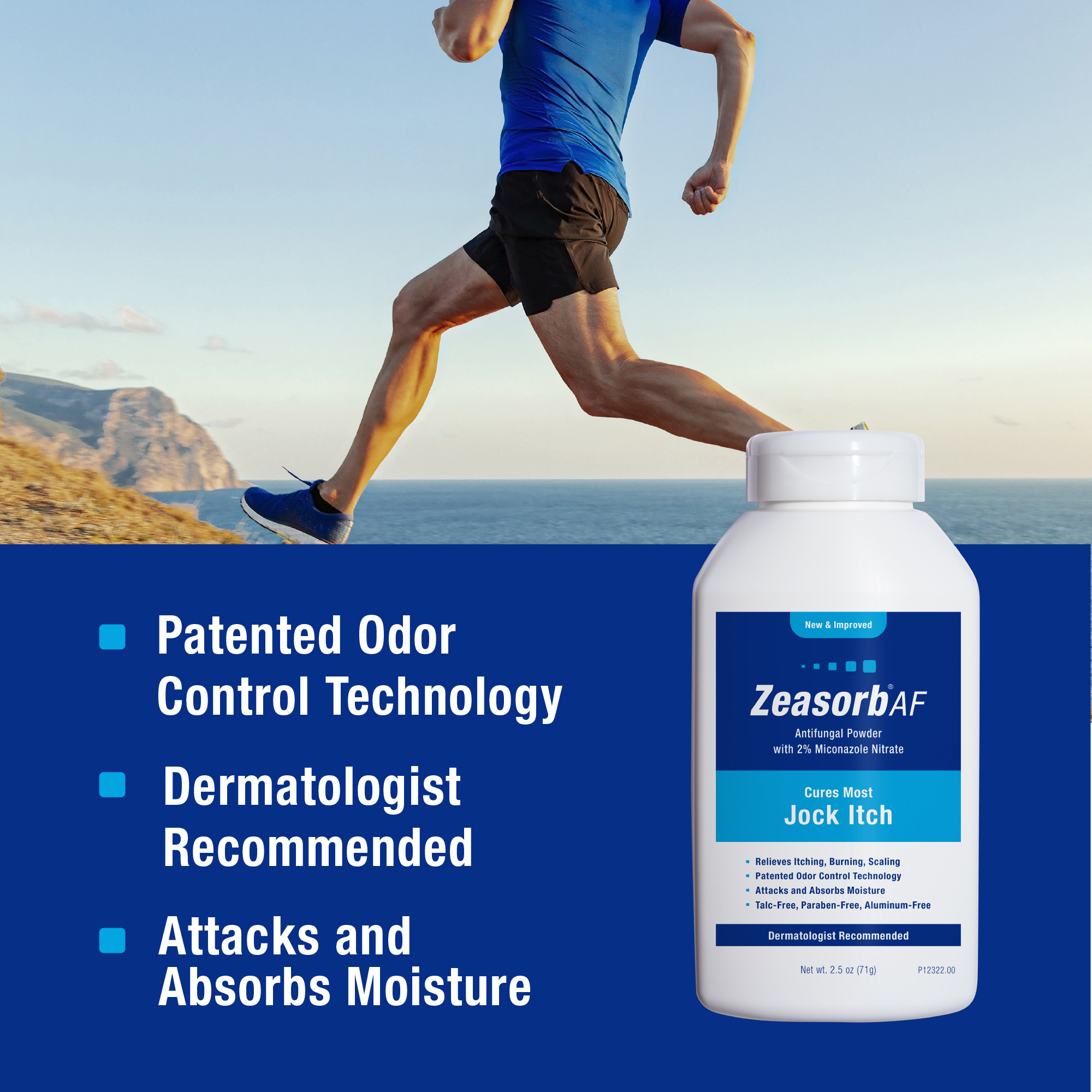 Zeasorb Anti Fungal Treatment Super Absorbent Powder