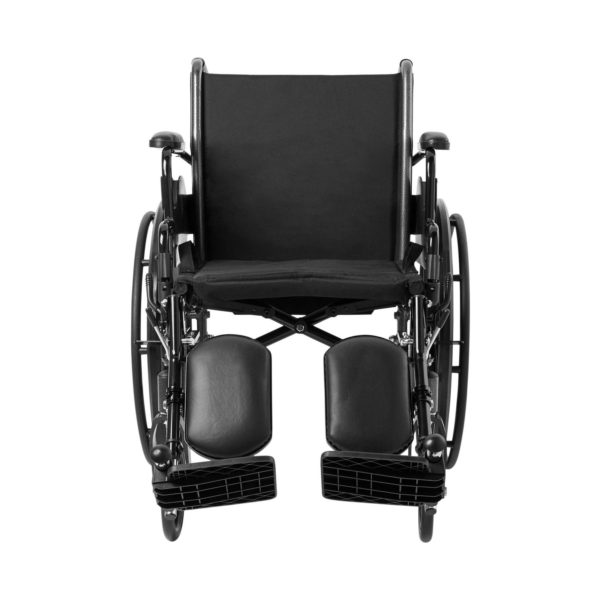 McKesson Dual Axle Wheelchair, Swing-Away Removable Padded Arm ,Elevating Legrest, 146-K318DDA-ELR, 18" Seat - 1 Each