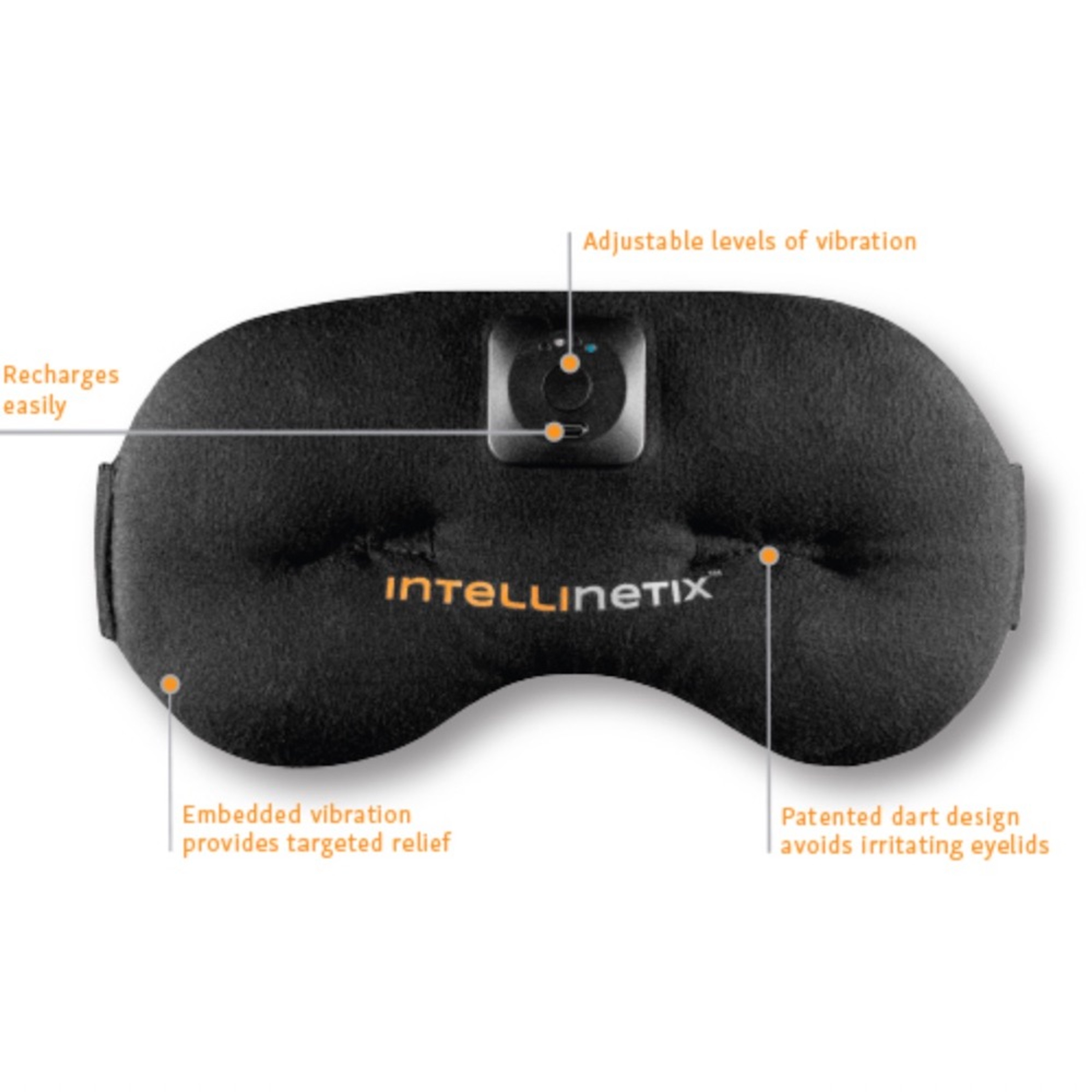 Intellinetix Vibrating Pain Relief Mask, Informational