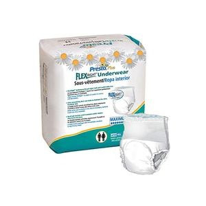 Presto Plus FlexRight Protective Underwear, AUB44040, Large (44 - 58") - Pack of 14
