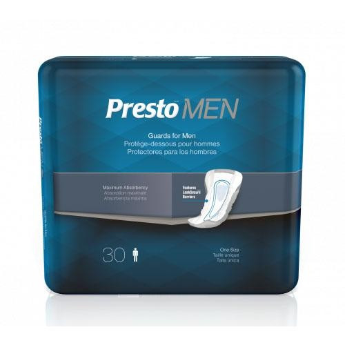 Presto Maximum Guards for Men, BCM31302, 12" Long - Pack of 30