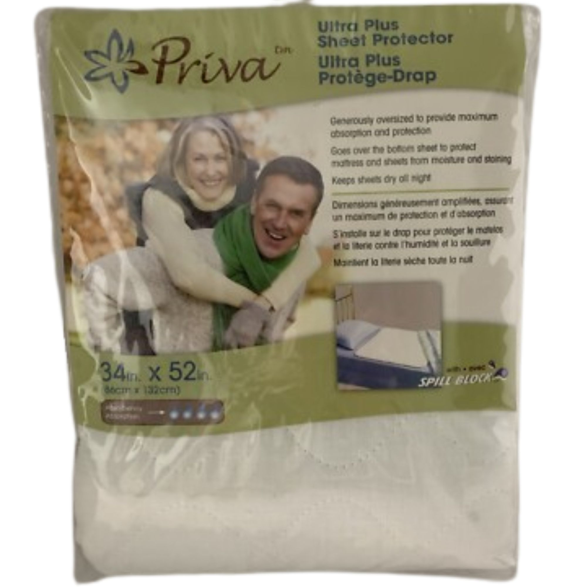 Priva Reusable Underpads, P12606, 34 X 52" - 1 Each