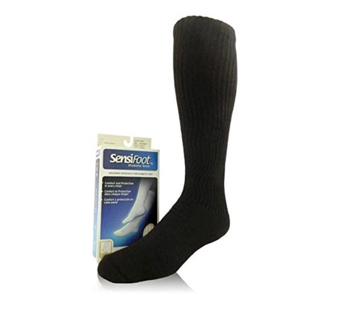 Jobst SensiFoot Knee High Diabetic Sock, packaging