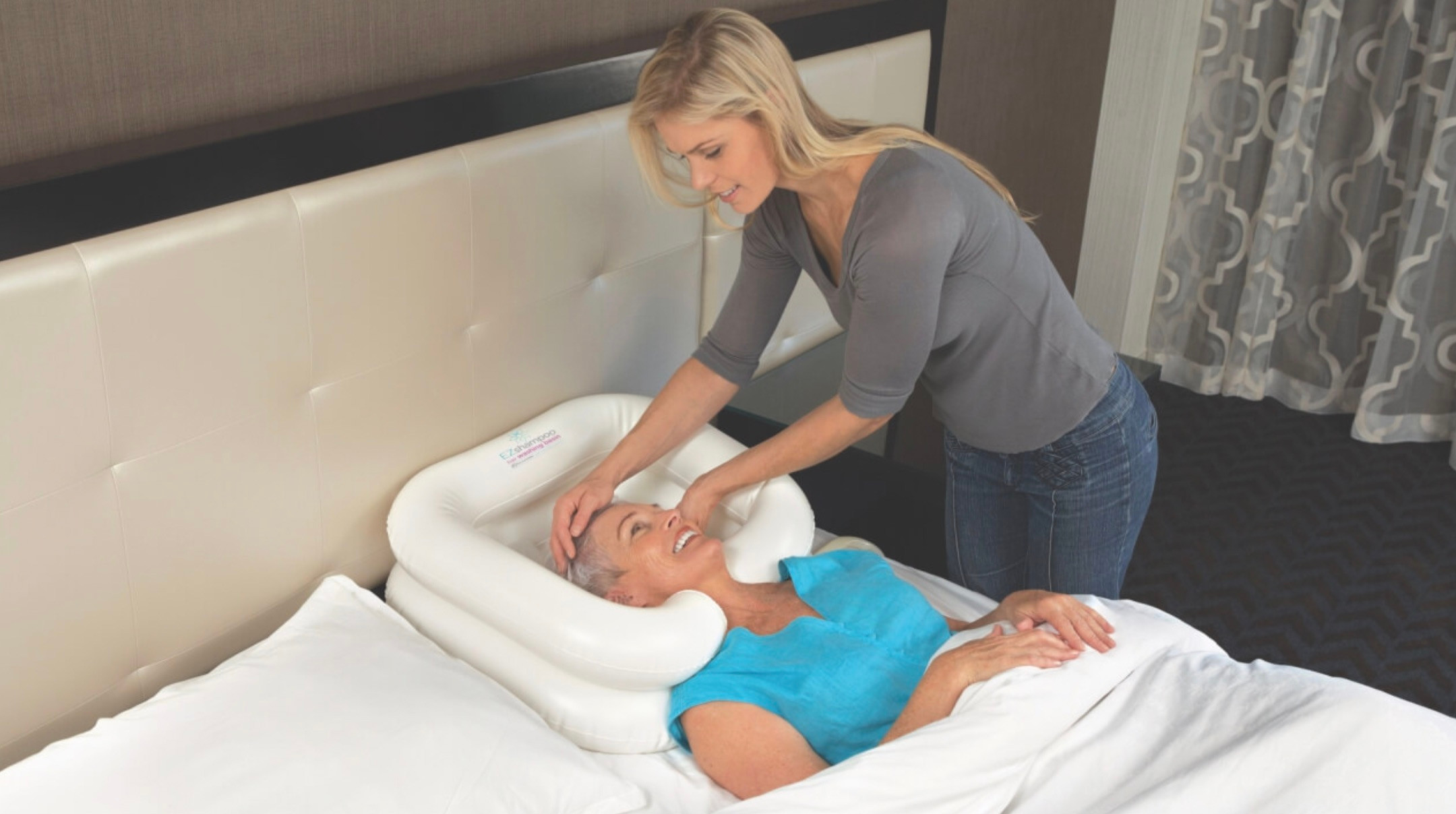 EZ-Access EZ-Shampoo Inflatable Shampoo Basin, lifetyle