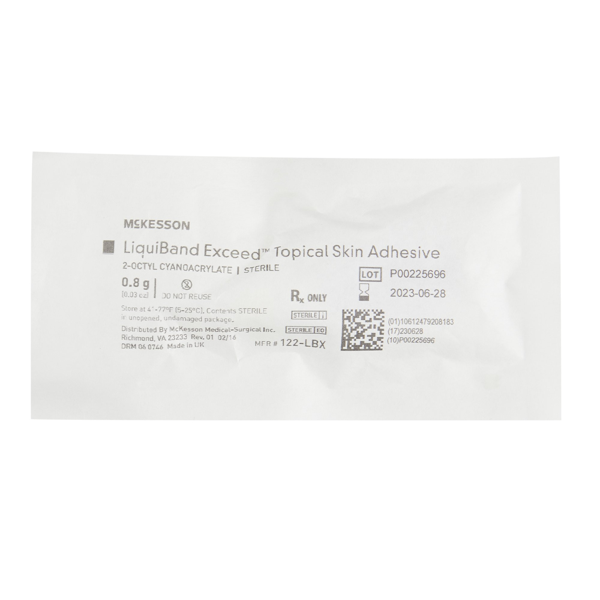 McKesson LiquiBand Exceed Topical Skin Adhesive, Precision and Dome Applicator