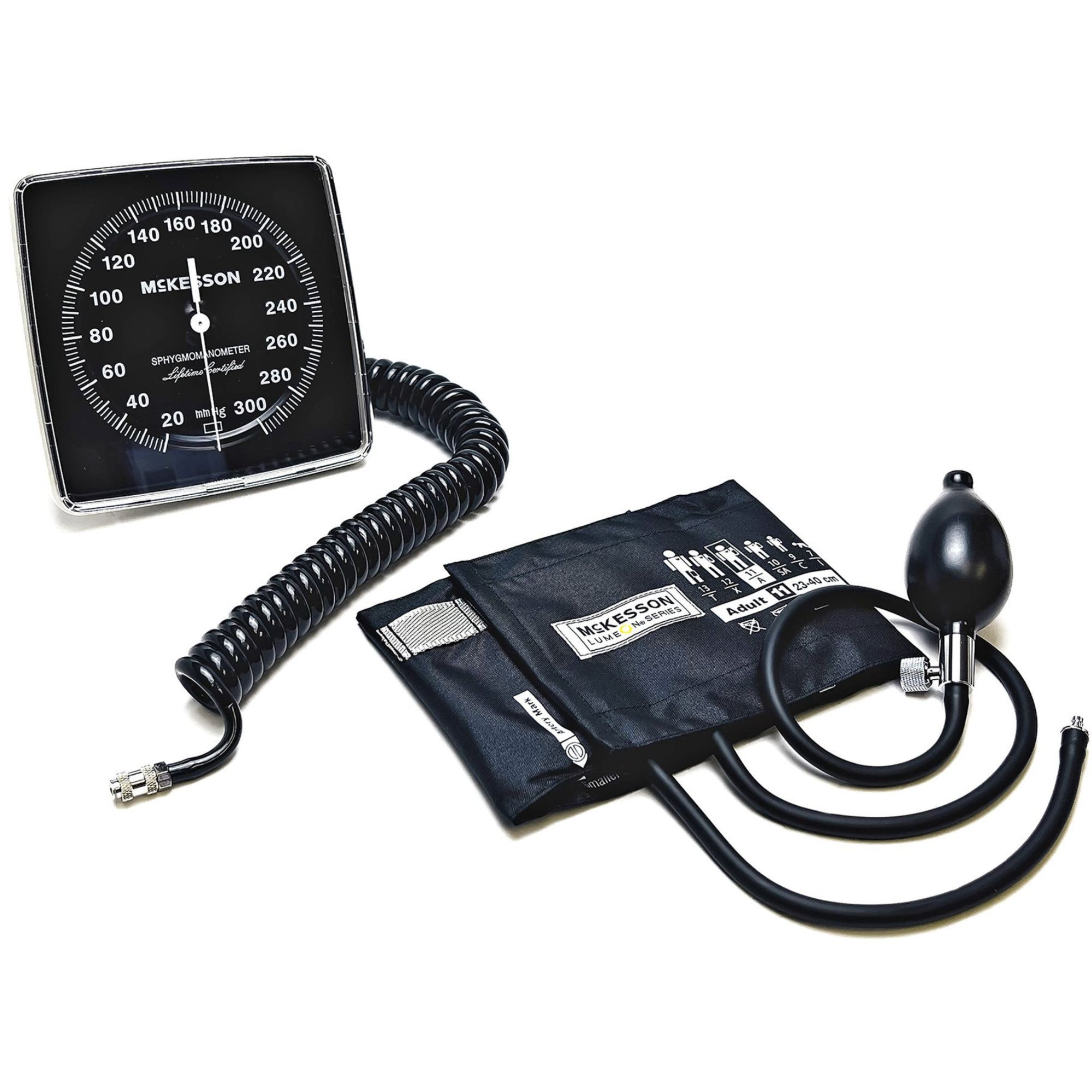 McKesson Clock Aneroid Sphygmomanometer Unit, 01-750W-11ABKGM, 1 Box