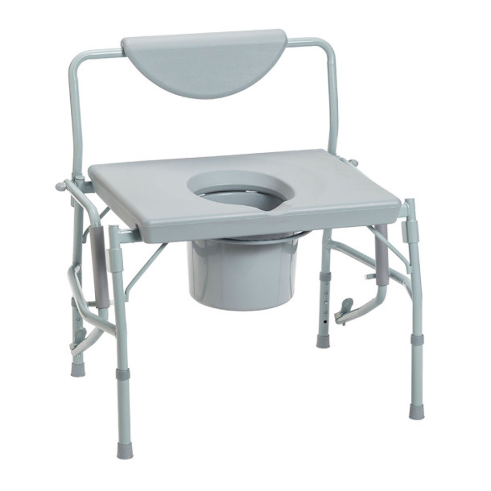drive Medical Deluxe Bariatric Drop-arm Commode, 11135-1, 1 Each