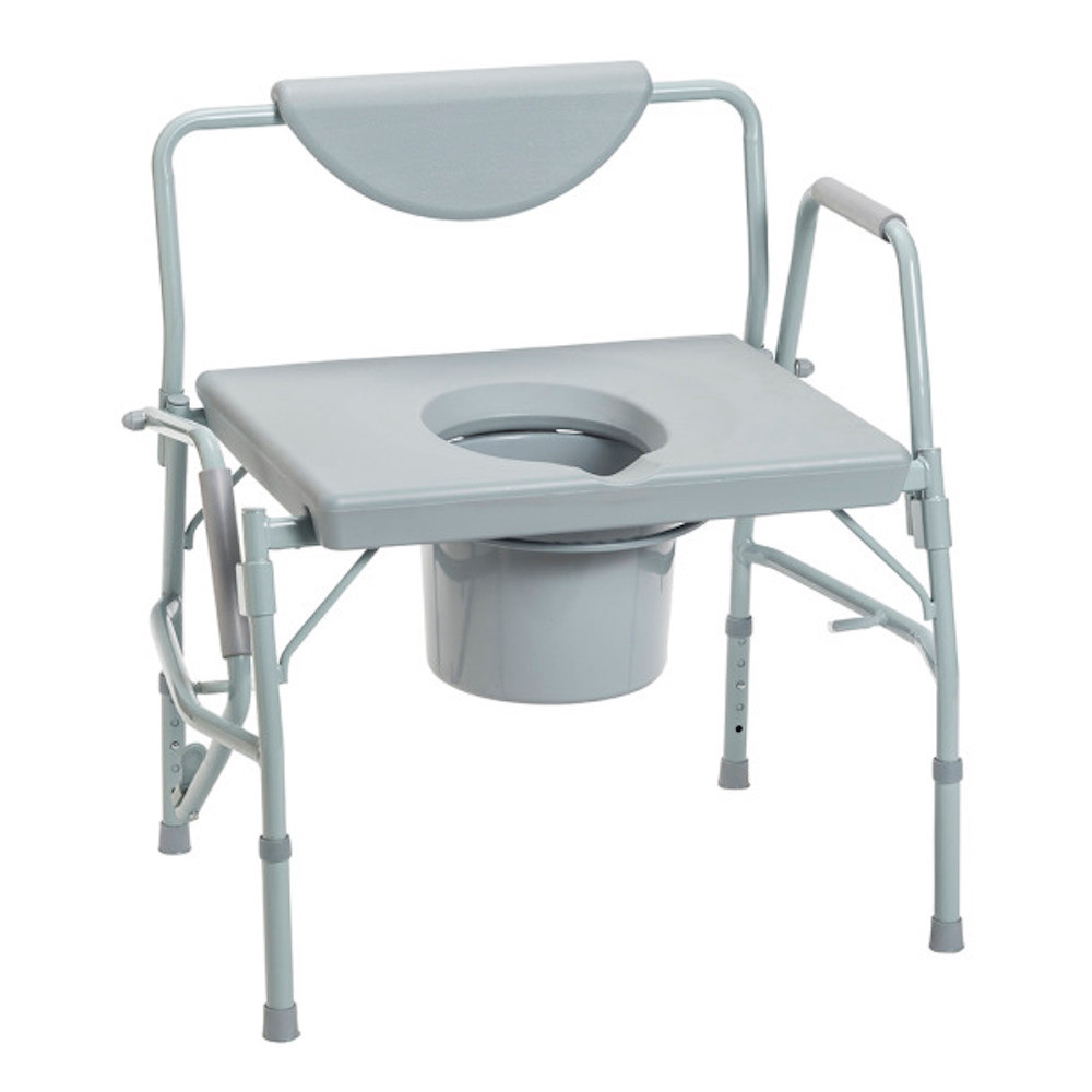 drive Medical Deluxe Bariatric Drop-arm Commode, 11135-1, 1 Each