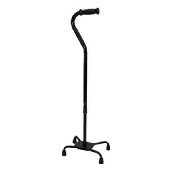 PMI Heavy Duty Quad Bariatric Walking Cane, QCN-HDLB, Black - 1 Each