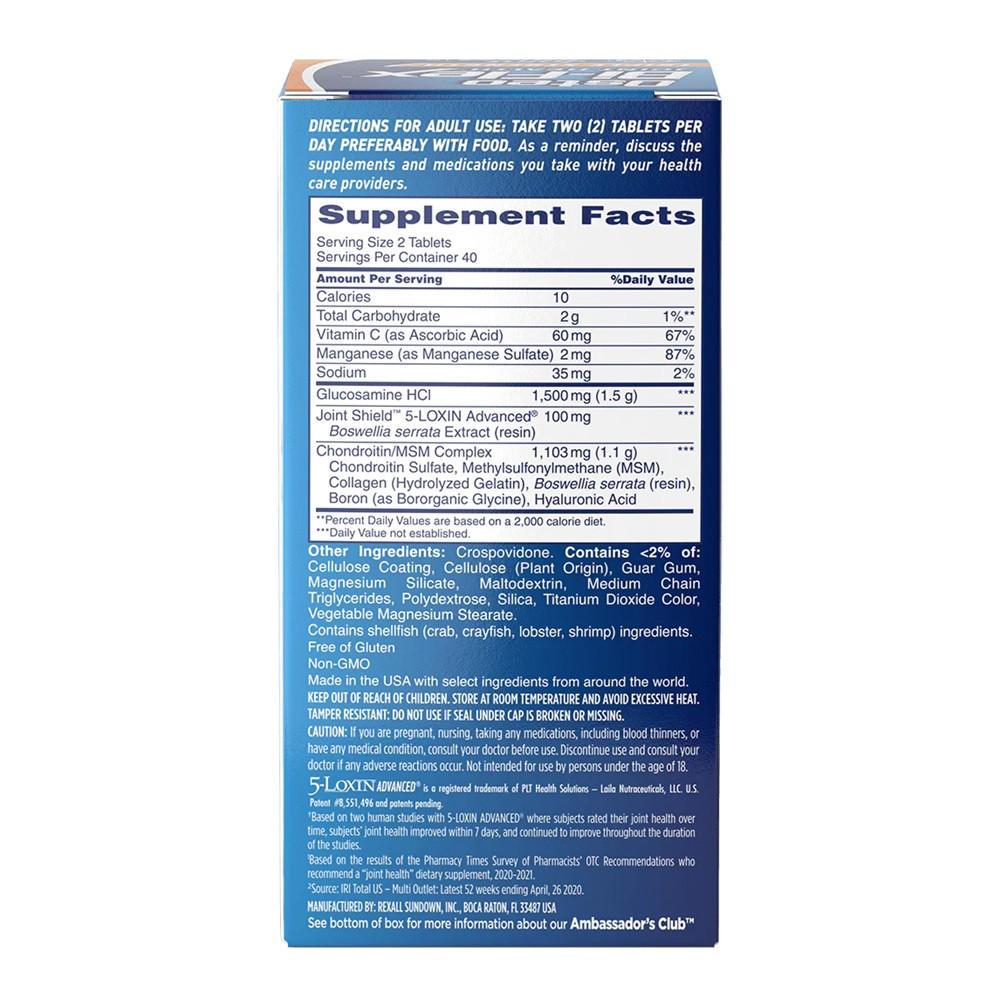 Osteo Bi-Flex Joint Health Triple Strength Dietary Supplement, Twinpack, 160 Count