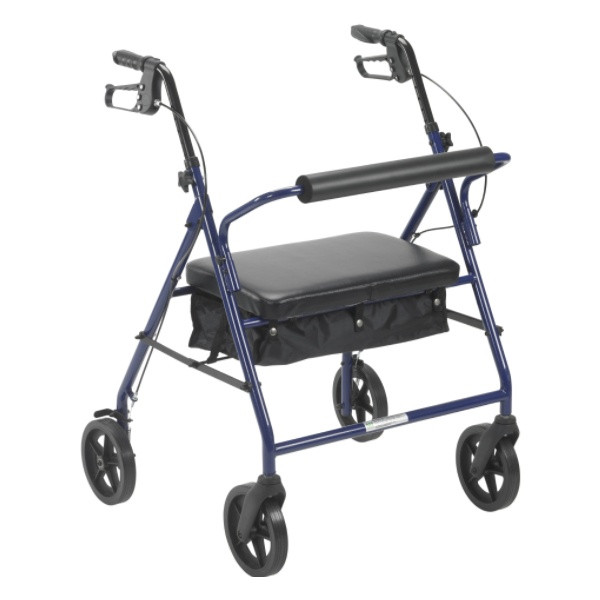 drive Bariatric Rollator, 10216BL-1, Blue - 1 Each