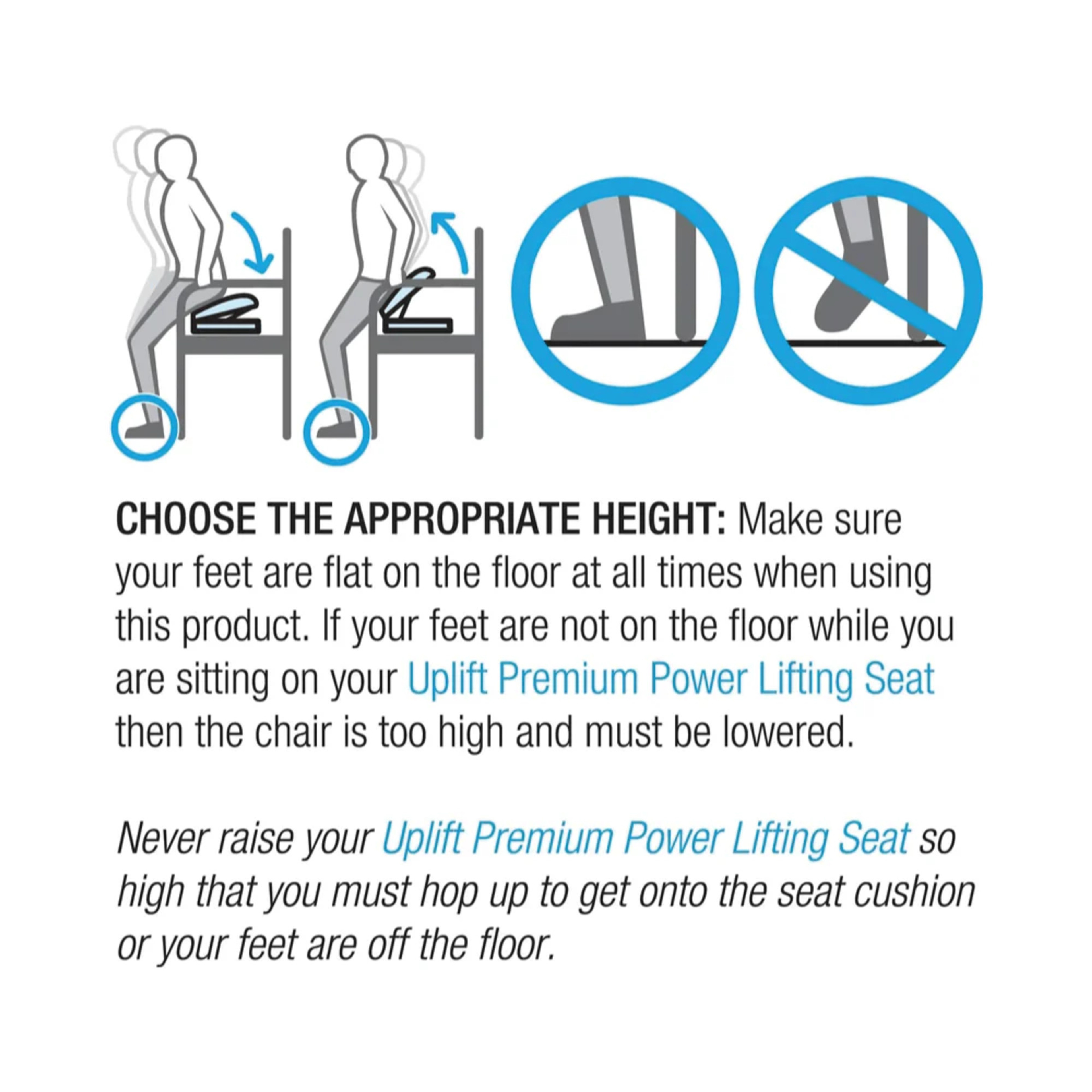 Carex Upeasy Seat Assist Standard Manual Lifting Cushion
