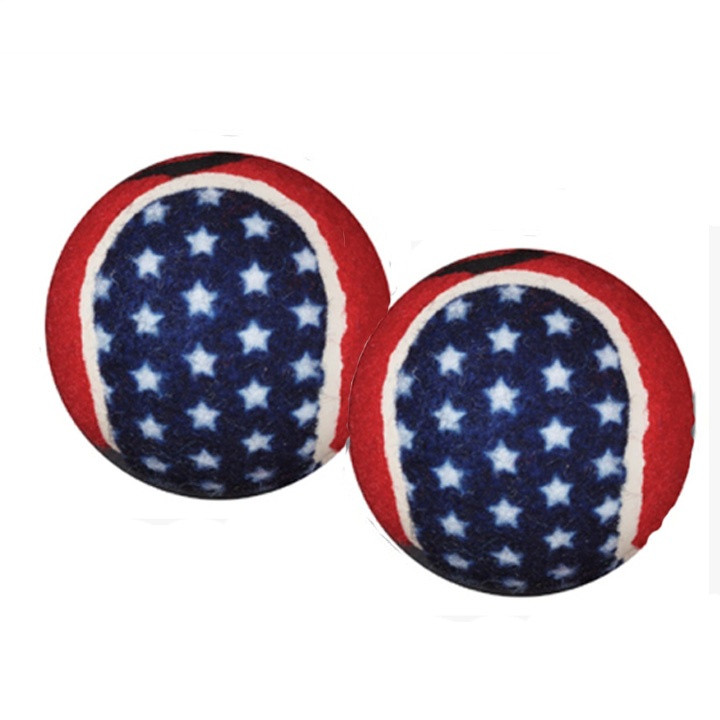 Mabis DMI Healthcare Pre-cut Walker Balls, 510-1035-9907, Patriotic Pattern - 1 Pair