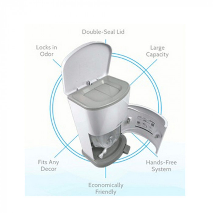 Janibell Akord Slim Adult Incontinence Disposal System, 280 Series, 7 Gallon