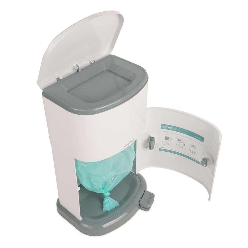 Janibell Akord Slim Adult Incontinence Disposal System, 280 Series, 7 Gallon, M280DA, 1 Each