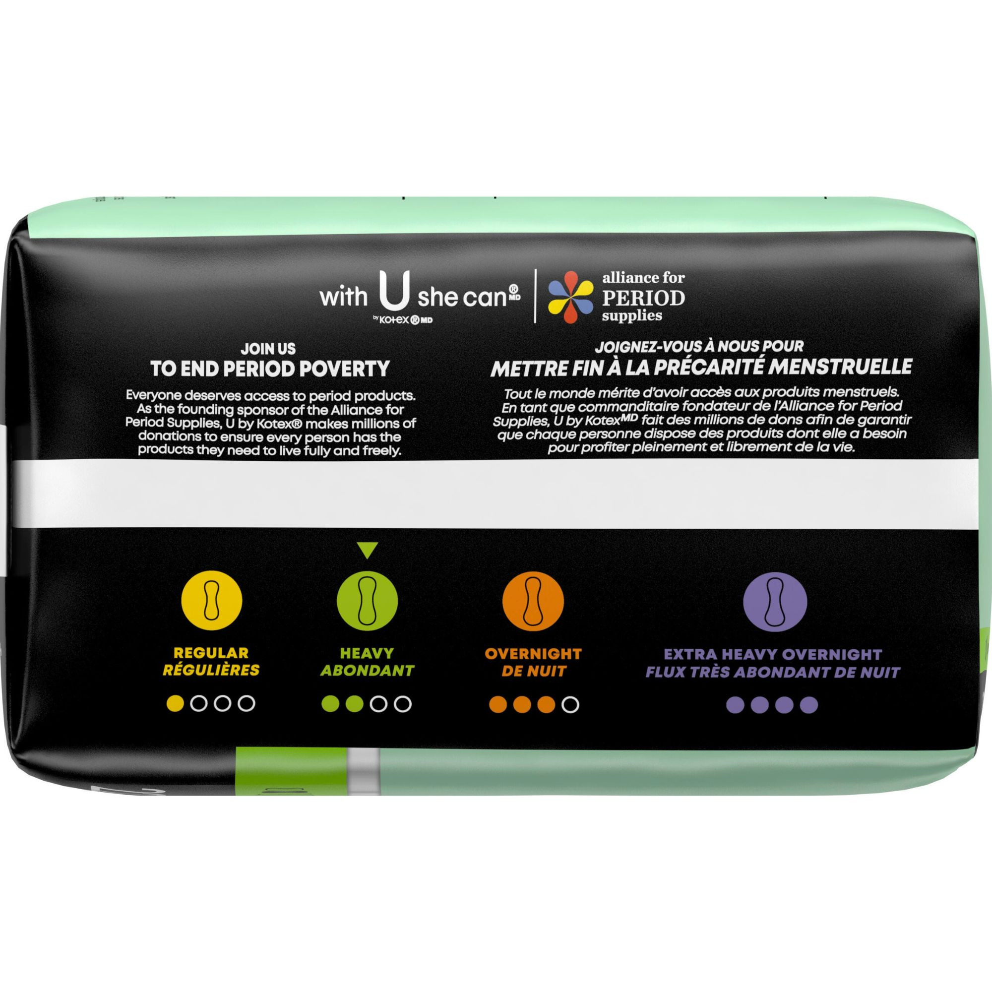 U by Kotex Security Pads, Heavy Absorbency