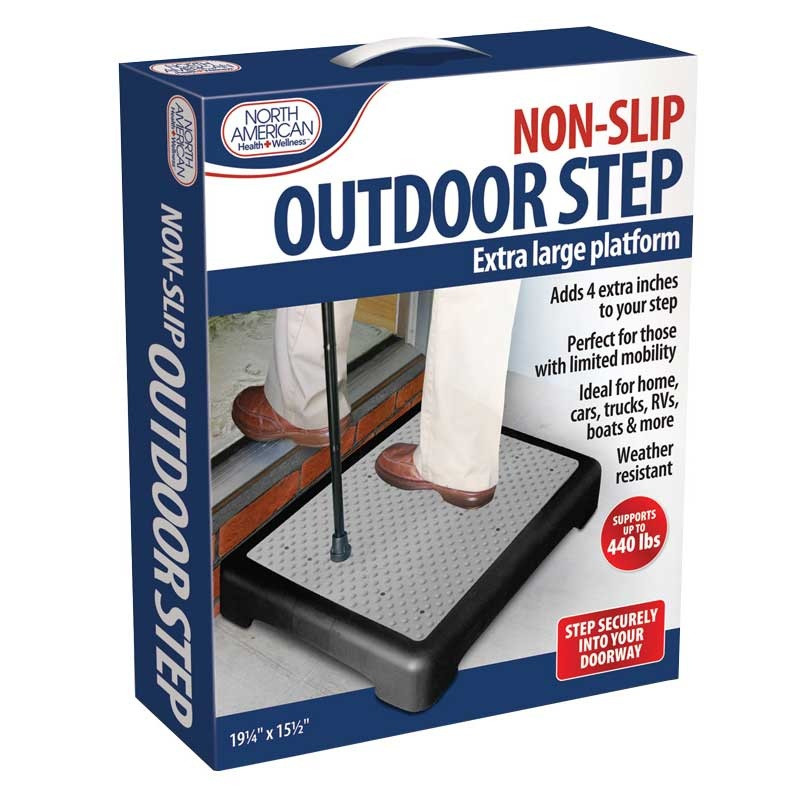 Jobar Non-Slip Out Door Step, Extra Large Platform, JR5919, 1 Each