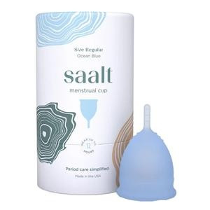 Saalt Menstrul Cup, SC0004, Regular - Ocean Blue - 1 Each