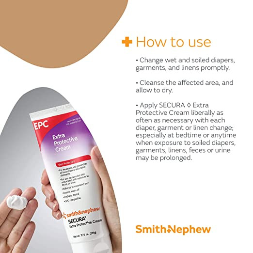 Smith & Nephew Secura Extra Protective Cream, 7.75 oz.