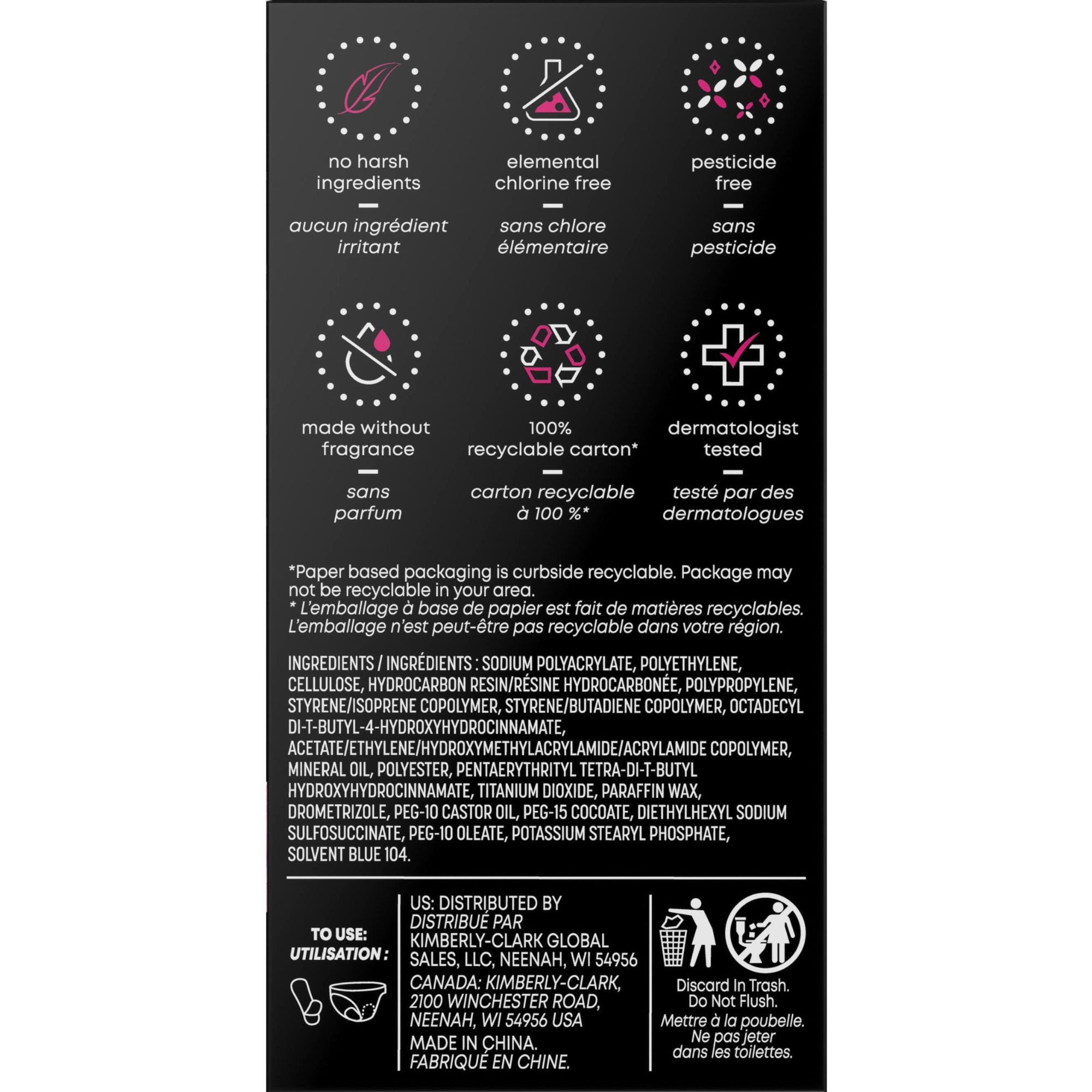 U by Kotex Barely There Panty Liner, Regular Absorbency