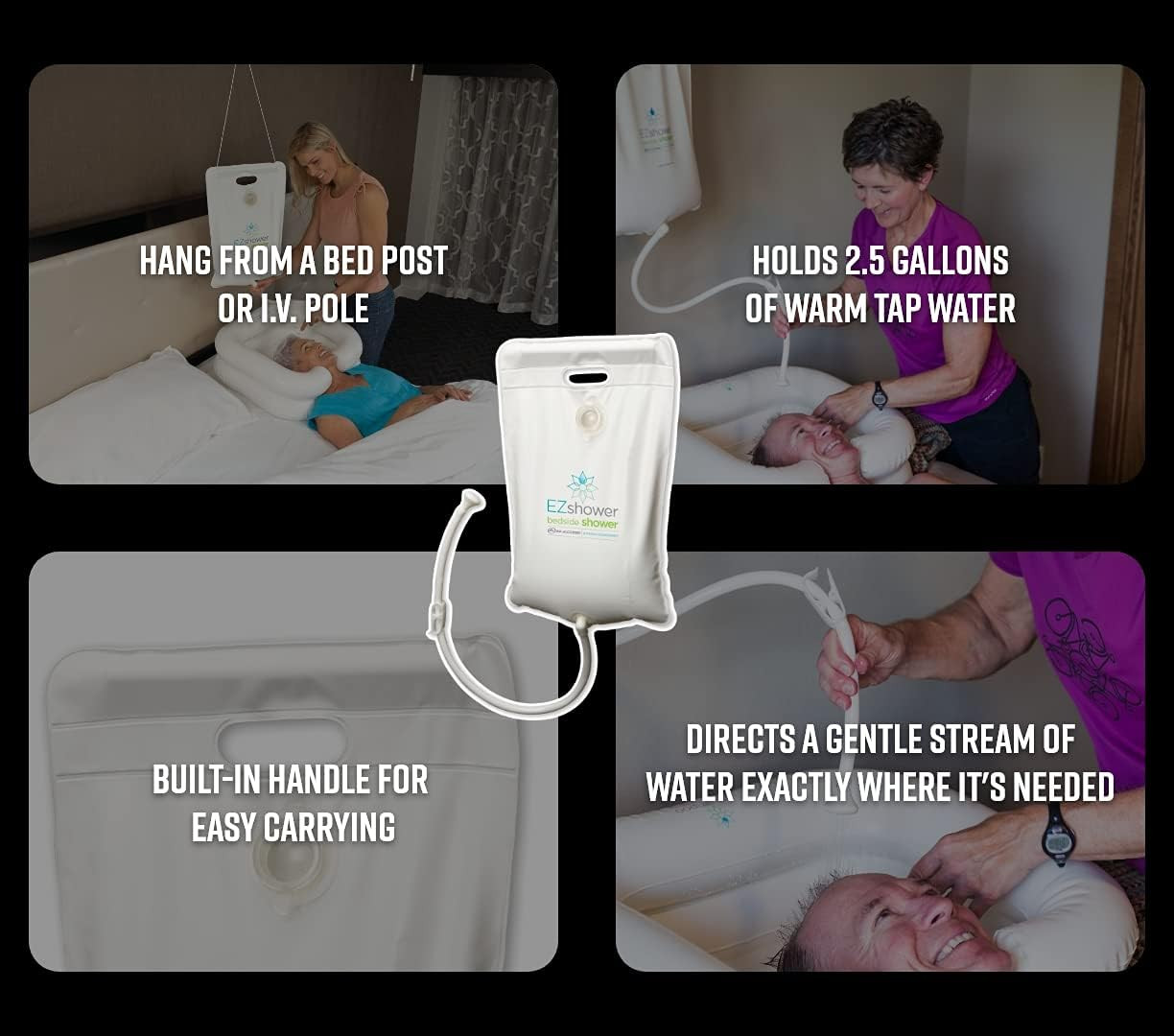 EZ-Access EZ-Shower Bedside Shower, B1006B, 1 Each