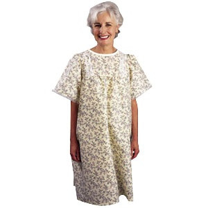 Salk LadyLace Patient Gown, 535LPP, 1 Each