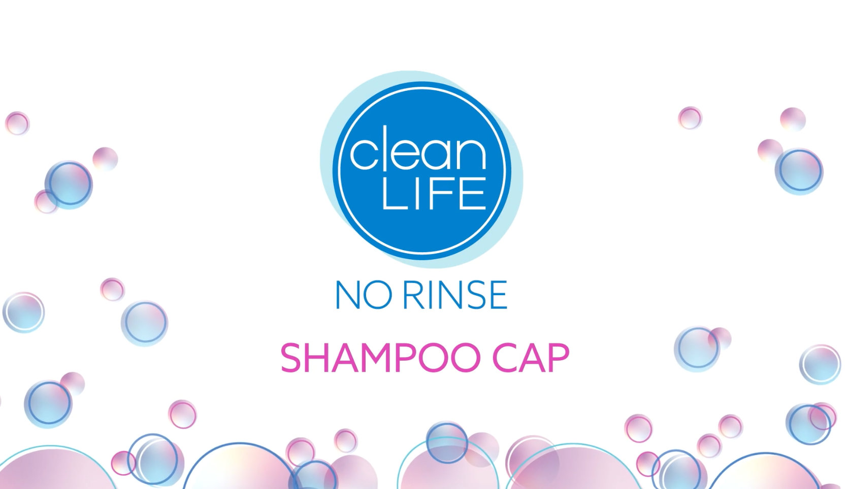 Cleanlife No-rinse Shampoo Cap, 2000, Case of 30