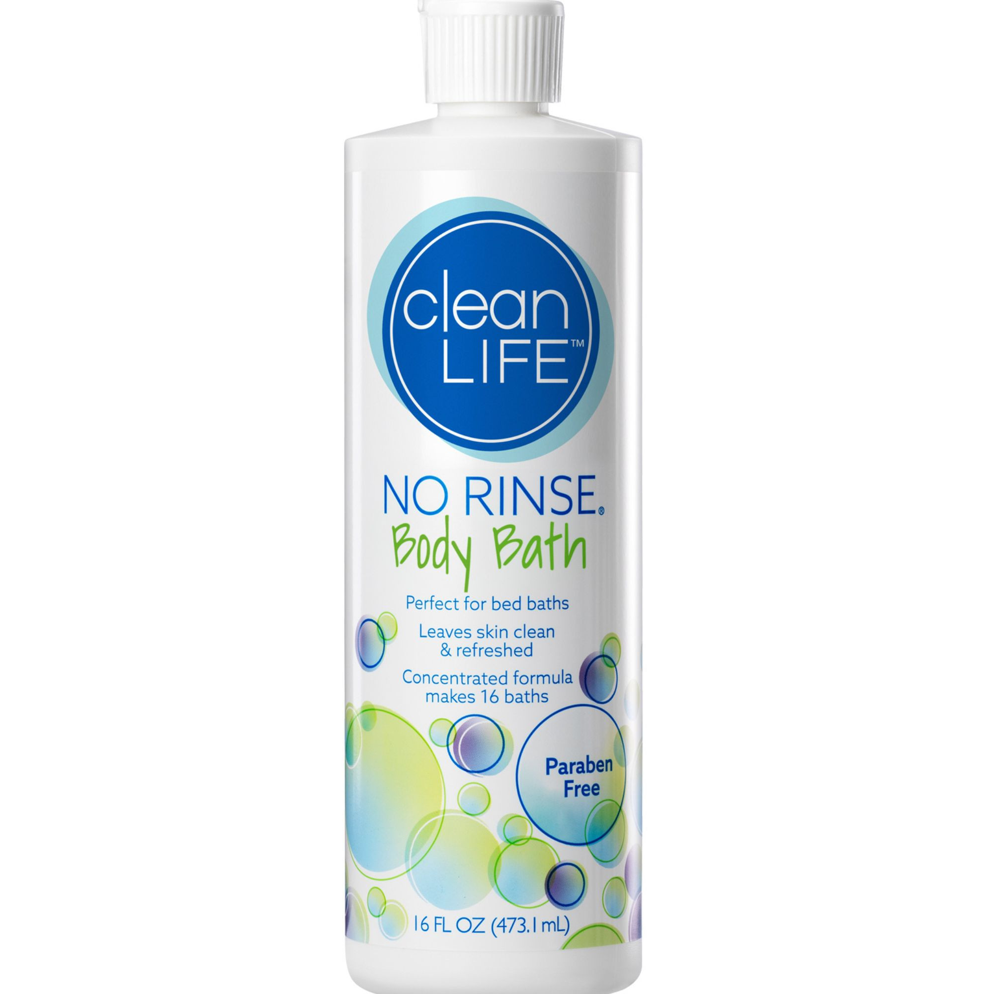 CleanLife No-Rinse Body Bath Concentrated Formula, 16 oz., 910, 1 Each