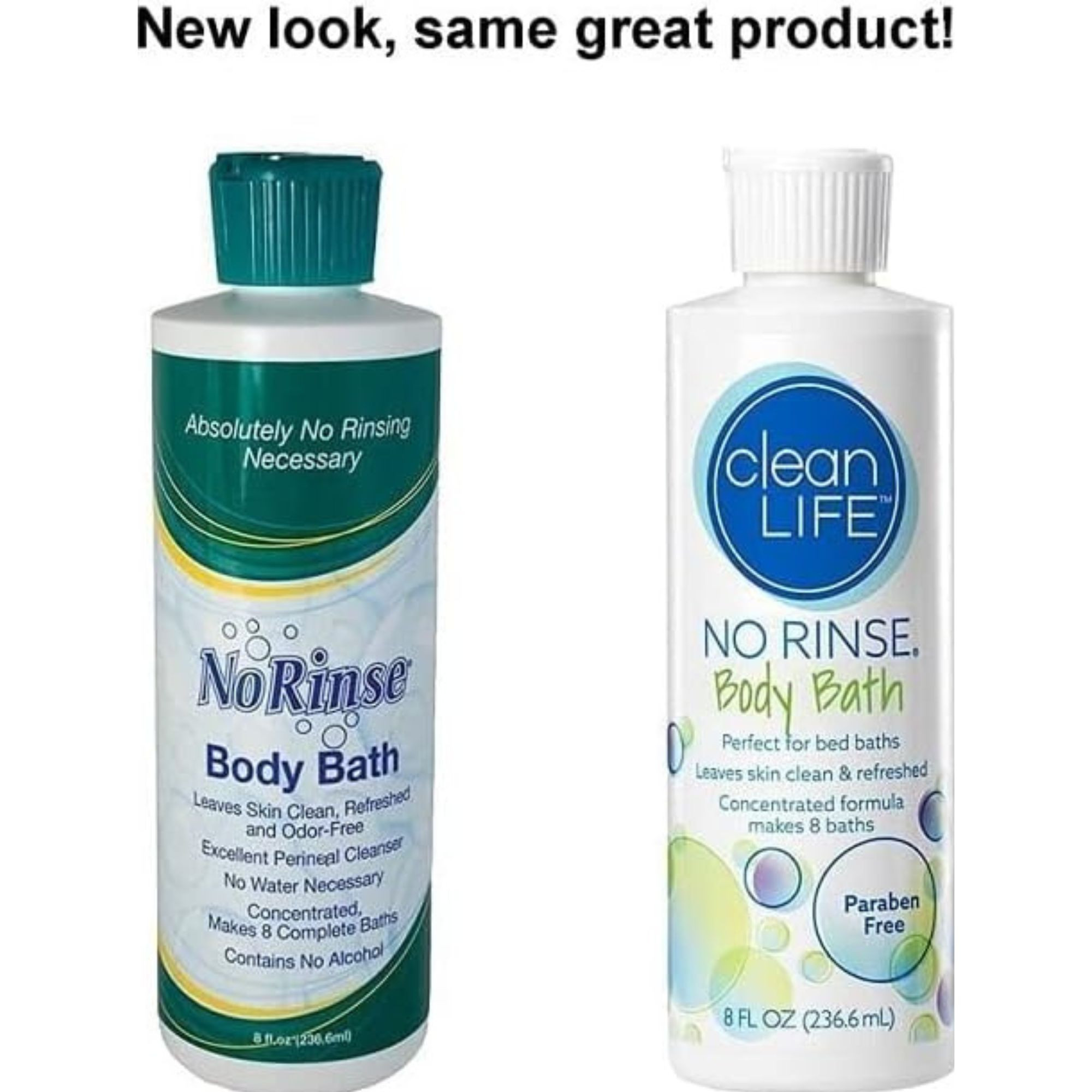 CleanLife No-Rinse Body Bath Concentrated Formula, 16 oz., 910, 1 Each