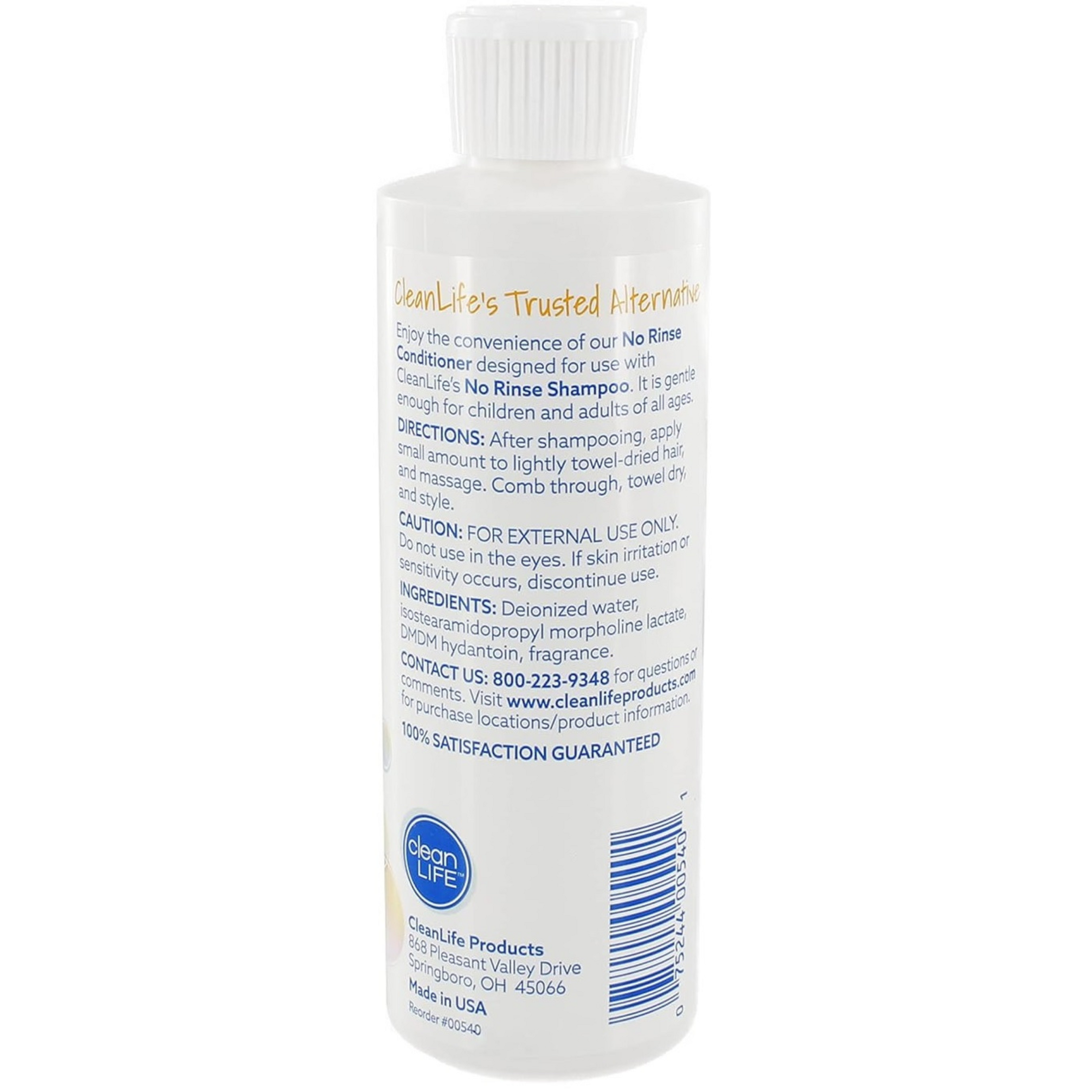 CleanLife No-Rinse Conditioner