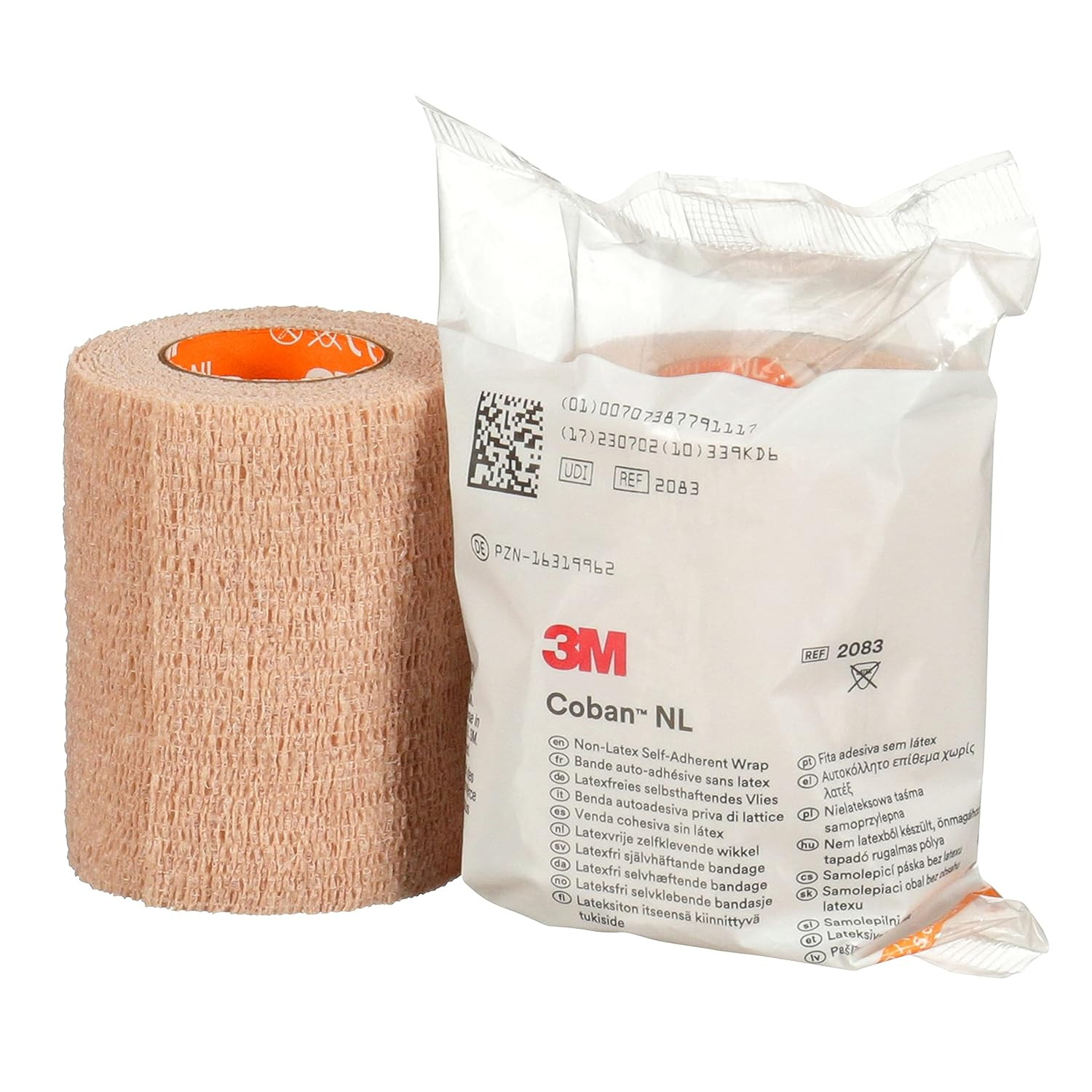 3M Coban LF Standard Compression Self-adherent Cohesive Bandange, 3" X 5 yds
