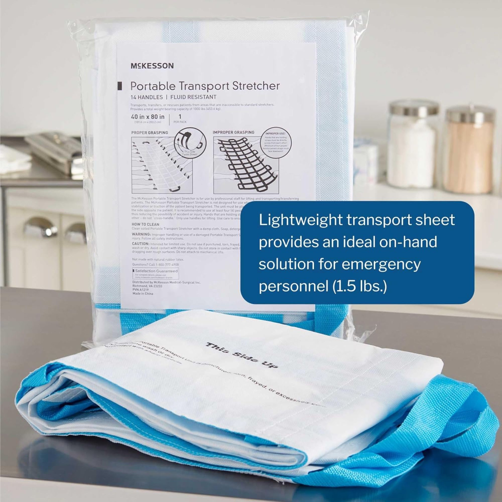 McKesson Transport Stretcher, 143-51926, Case of 10