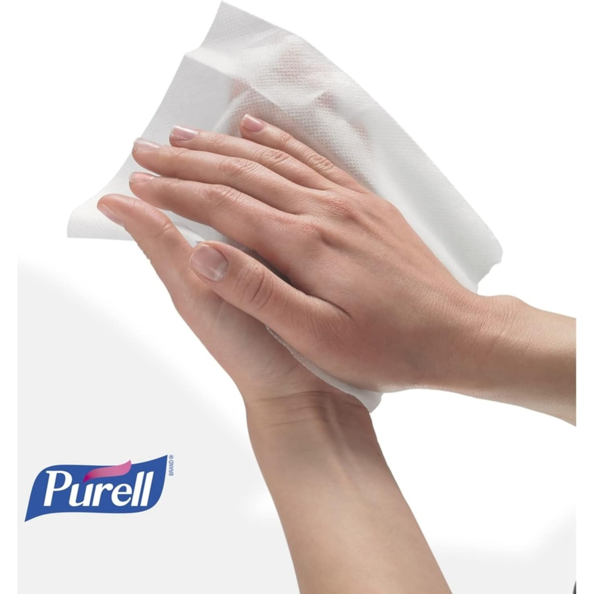 Purell Hand Sanitizing Wipes, Fragrance Free, Individual Packets, 9022-10, Box of 100