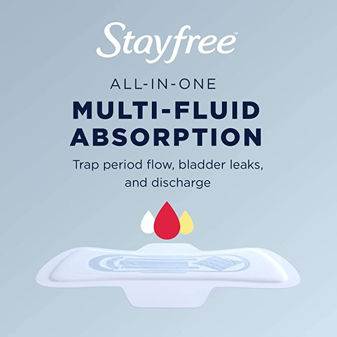 Stayfree Ultra Thin with Wings, Overnight Absorbency