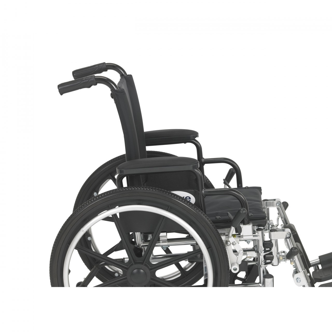 drive Viper Lightweight Wheelchair, Flip Back Desk Arm, Swing-Away Elevating Legrests, L414DDA-ELR, 14" - 1 Each