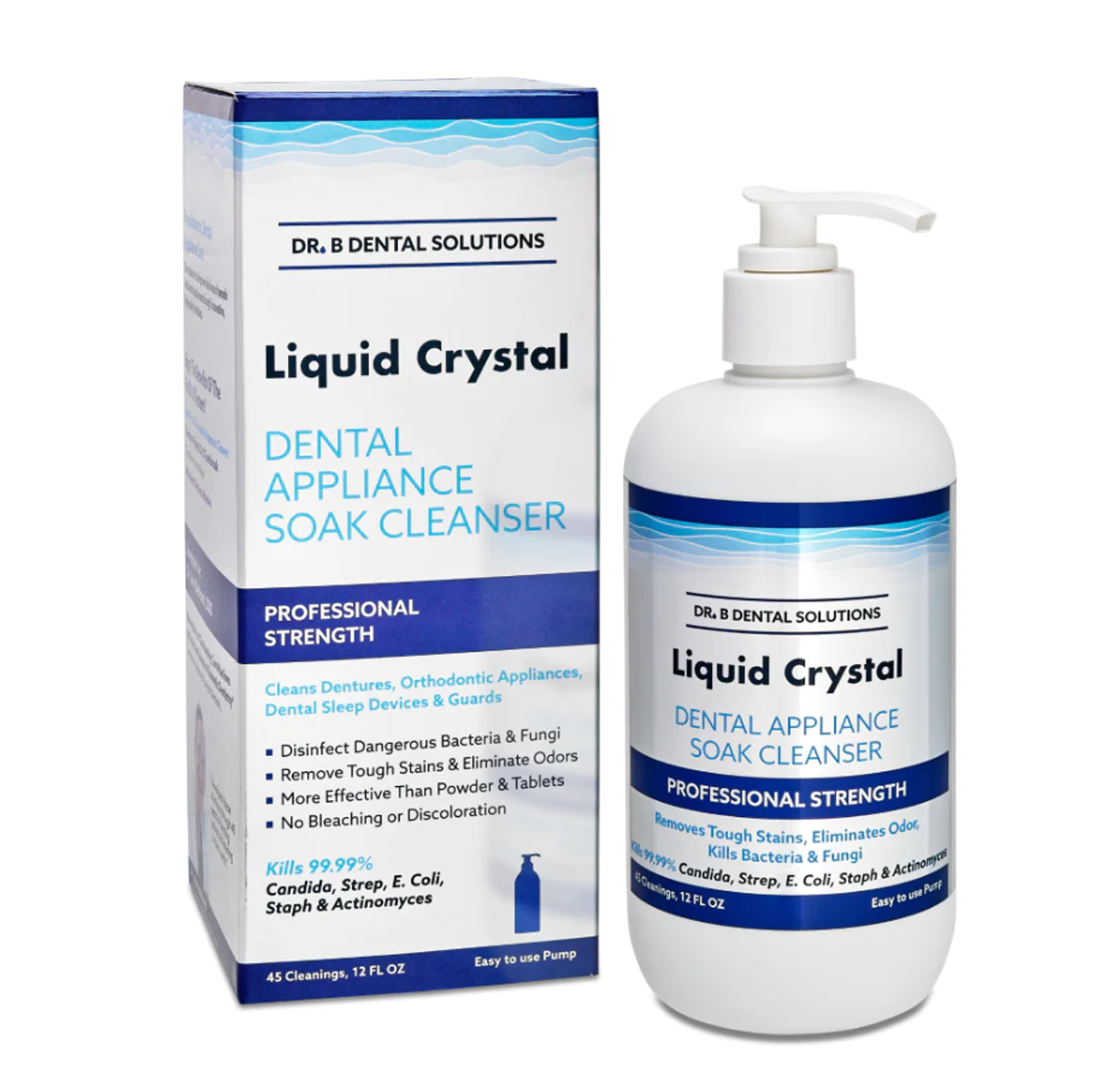 Dr. Berland's Cleanadent Liquid Crystals Denture Cleanser, CC-002, 1 Each