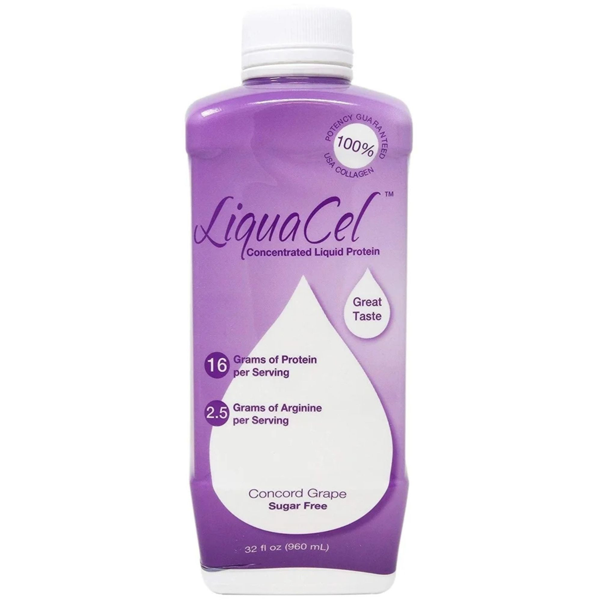 LiquaCel Ready-to-Use Liquid Protein, Grape, 32 oz.