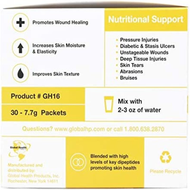 PUSH Collagen Dipeptide Concentrate, Side View