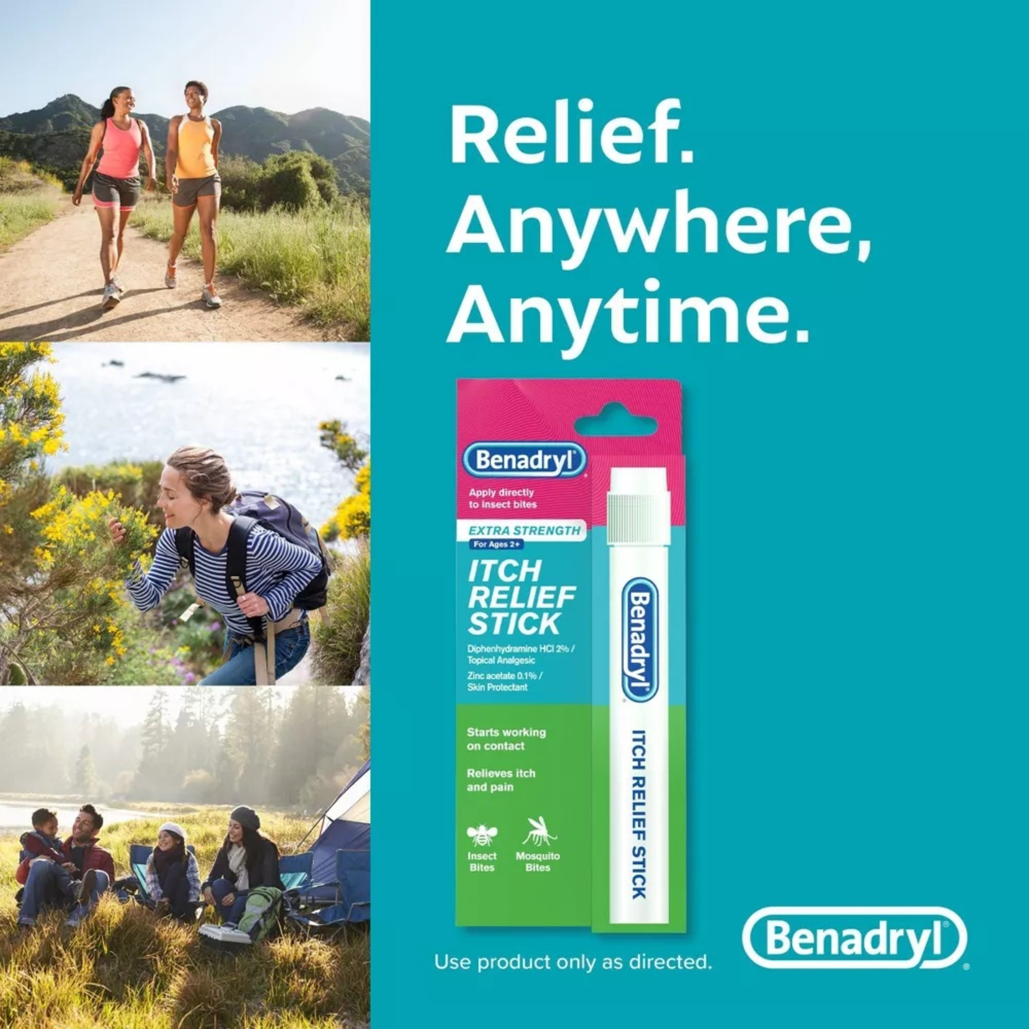 Benadryl Extra Strength Itch Relief Stick