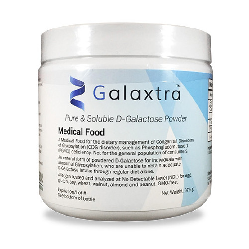 Galaxtra Pure and Soluble D-Galactose Powder, 375g