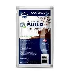Cambrooke Glytactin Build 20/20 PKU Oral Supplement Powder, Chocolate, 1.2 oz., 35314, 1 Each