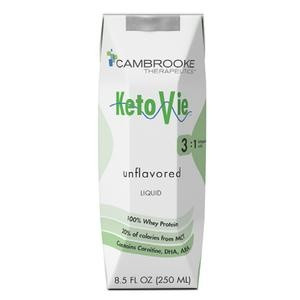 Cambrooke KetoVie 3:1 Ketogenic Formula, Unflavored, 8.5 oz, 50403, 1 Each