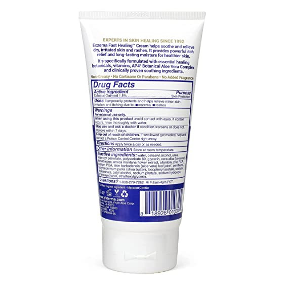 TriDerma MD Eczema Fast Healing Face & Body Cream, 6 oz