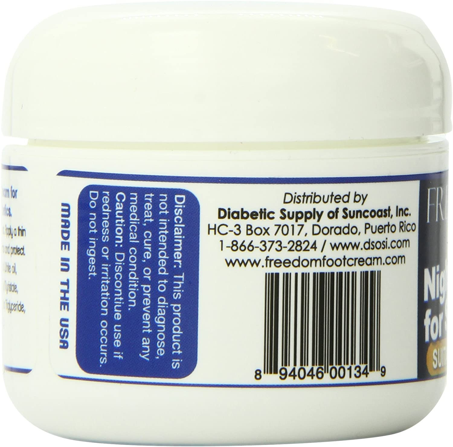 Freedom Night Time Foot Cream, 2 oz.