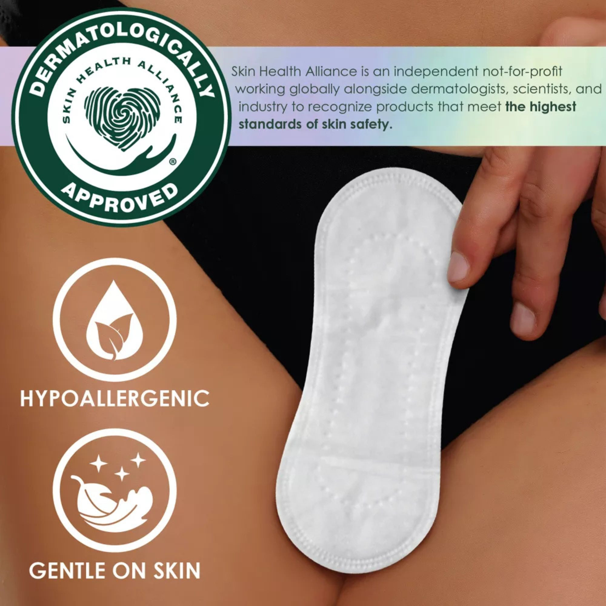 L. Chlorine Free Ultra Thin Liners, Regular Absorbency, 80339719, Pack of 100